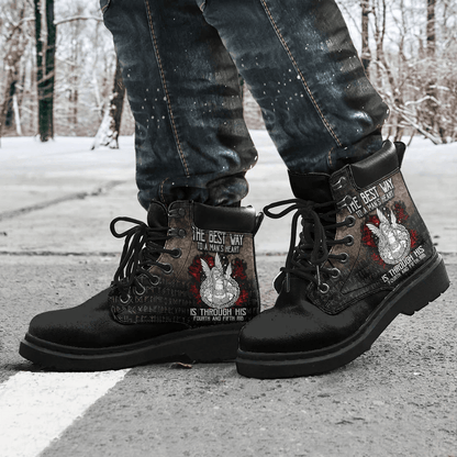 Boots Viking Valkyrie The Best Way To A Man'S Heart All Season Boots