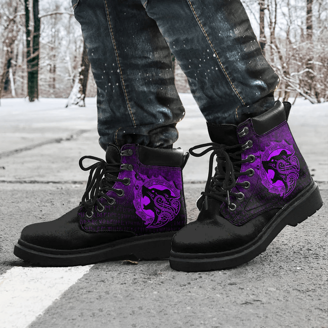 Boots Viking Berserker Purple All Season Boots