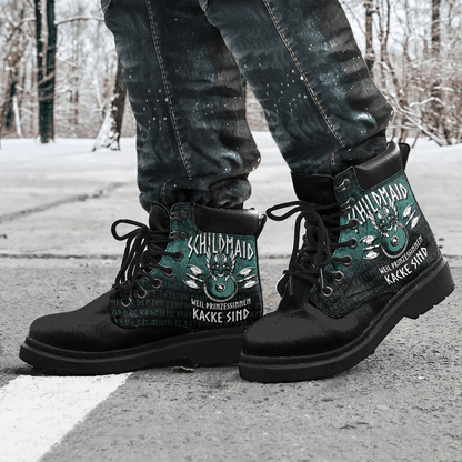 Boots Viking Shieldmaiden Quote All Season Boots