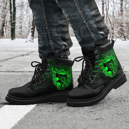Boots Viking Berserker Green All Season Boots