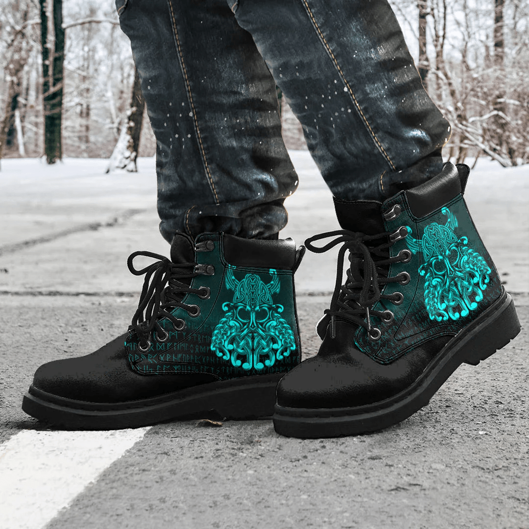 Boots Vikings Odin Valhalla Cyan All Season Boots