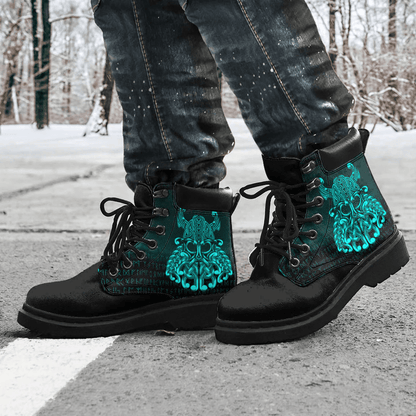 Boots Vikings Odin Valhalla Cyan All Season Boots