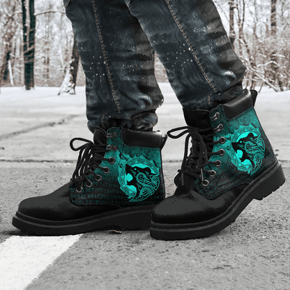 Boots Viking Berserker Cyan All Season Boots