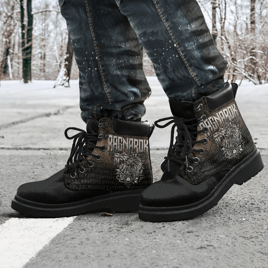 Boots Viking Fenrir Ragnarok Norse All Season Boots