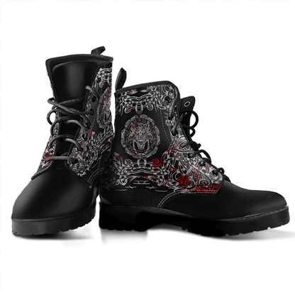 Boots Fenrir Vikingd Blood Style Leather Boots