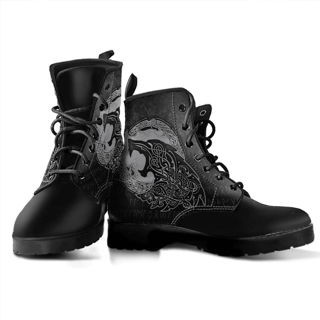 Boots Fenrir Vikingd Tattoo Special Leather Boots
