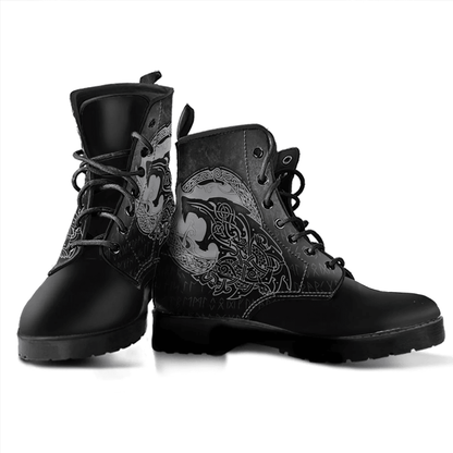 Boots Fenrir Vikingd Tattoo Special Leather Boots