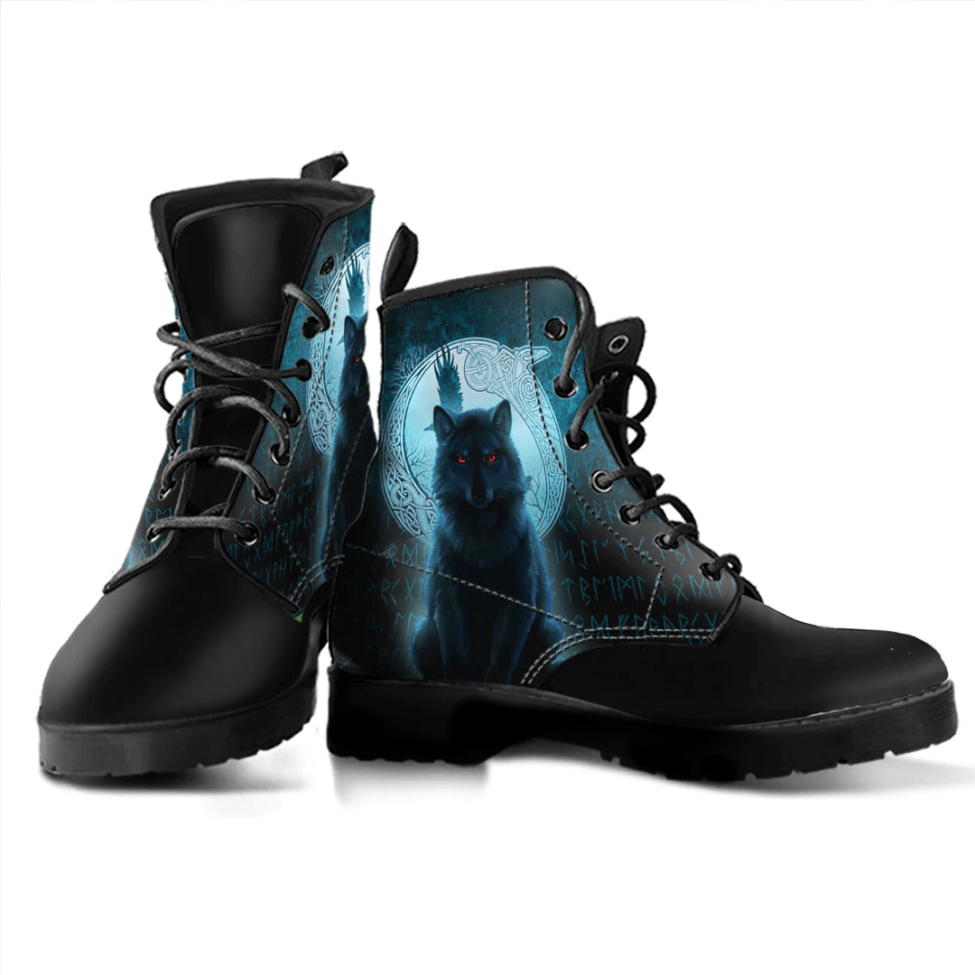 Boots Fenrir Viking Wolf Leather Boots
