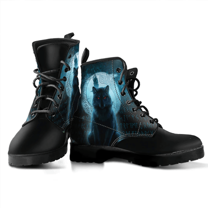 Boots Fenrir Viking Wolf Leather Boots