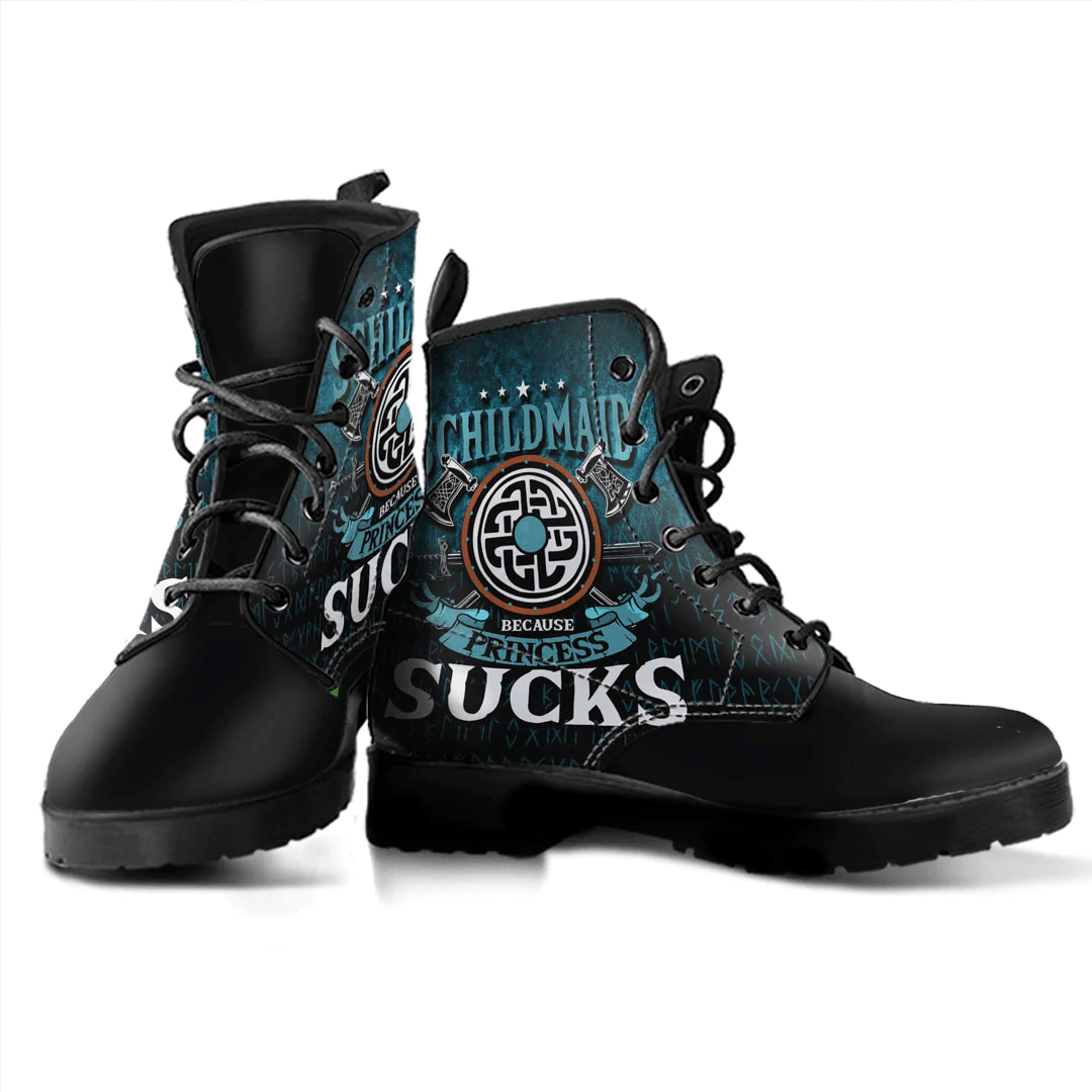 Boots Schildmaid' Because Princess Sucks Leather Boots