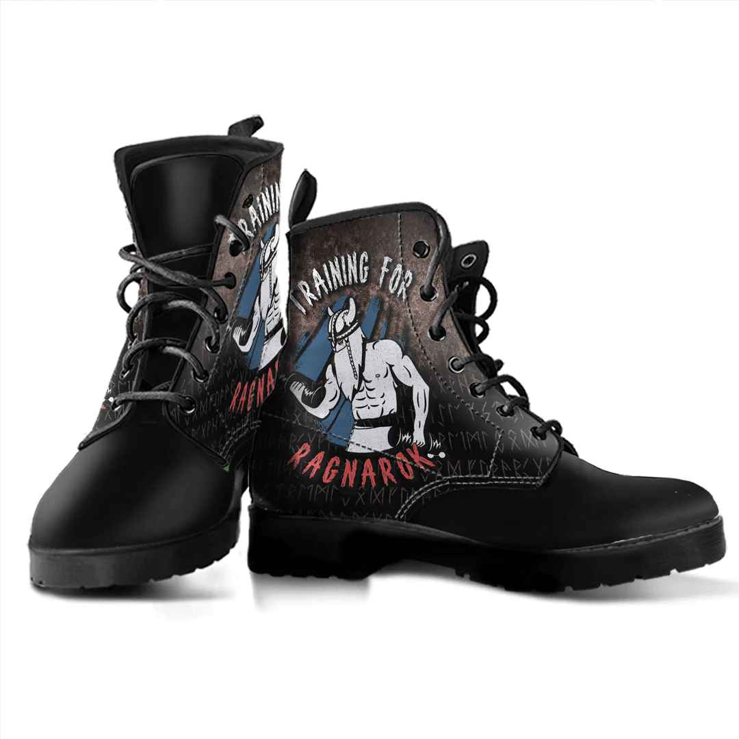 Boots Training For Ragnarok Vintage Leather Boots