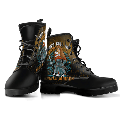 Boots Don't Call Me Princess Leather Boots
