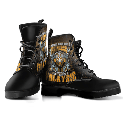 Boots Cute Forget Princess I Want To Be A Shield Maiden Leather Boots
