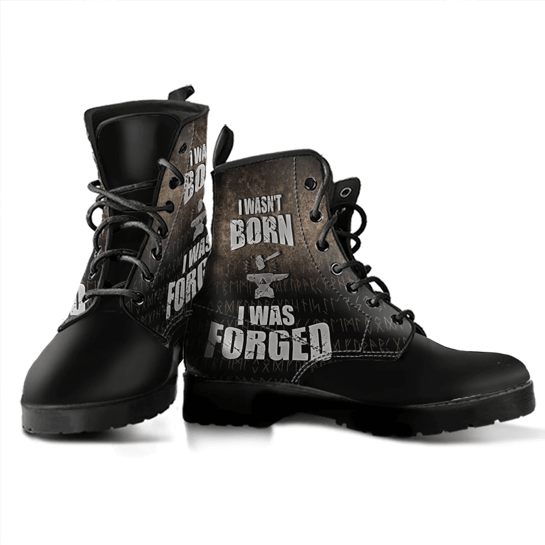 Boots I Wasn't Born I Was Forged Leather Boots