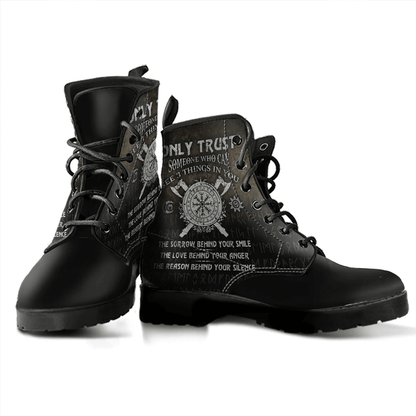 Boots Only Trust Someone Who Can Leather Boots