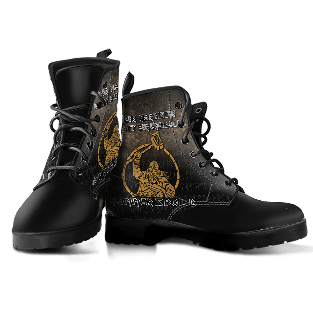 Boots The Nordic God Of Impatience Hammersbald Leather Boots