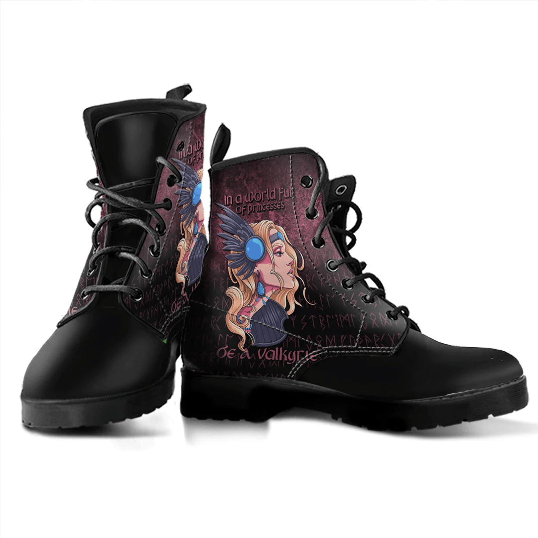 Boots I Want To Be A Shield Maiden Leather Boots