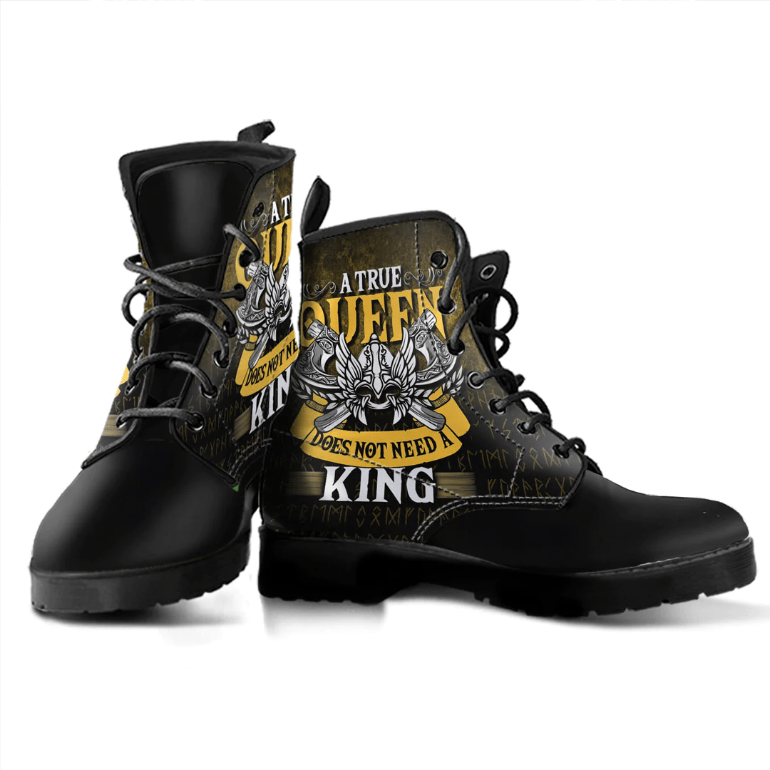 Boots Queen Doesn't Need A King Leather Boots