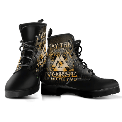 Boots May The Norse Be With You Viking Leather Boots