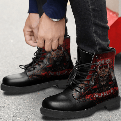 Boots Son Of Odin Valhalla Viking Warrior Leather Boots