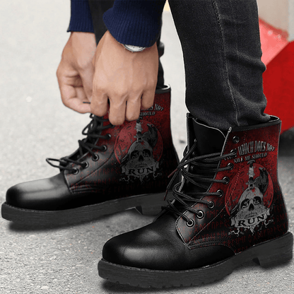 Boots Sometimes You Need A Pair Of Balls And A Viking Beard Leather Boots