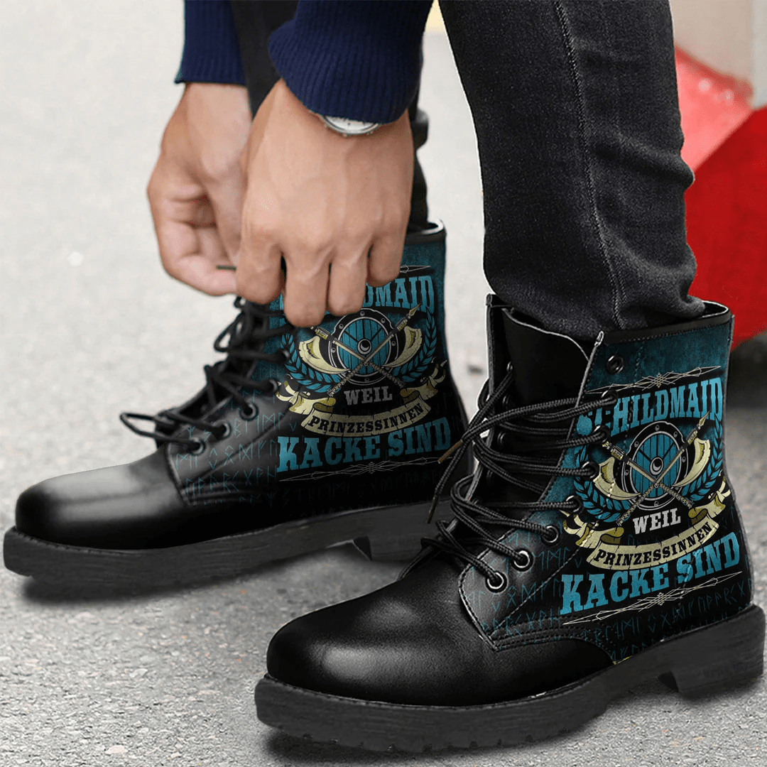 Boots Schildmaid' Because Princesses Of Shit Are Vikings Leather Boots
