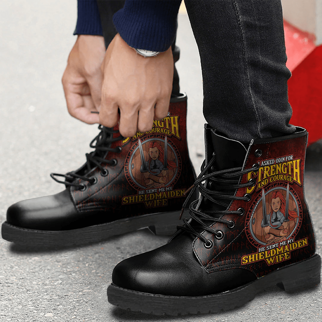 Boots Shieldmaiden Wife Leather Boots