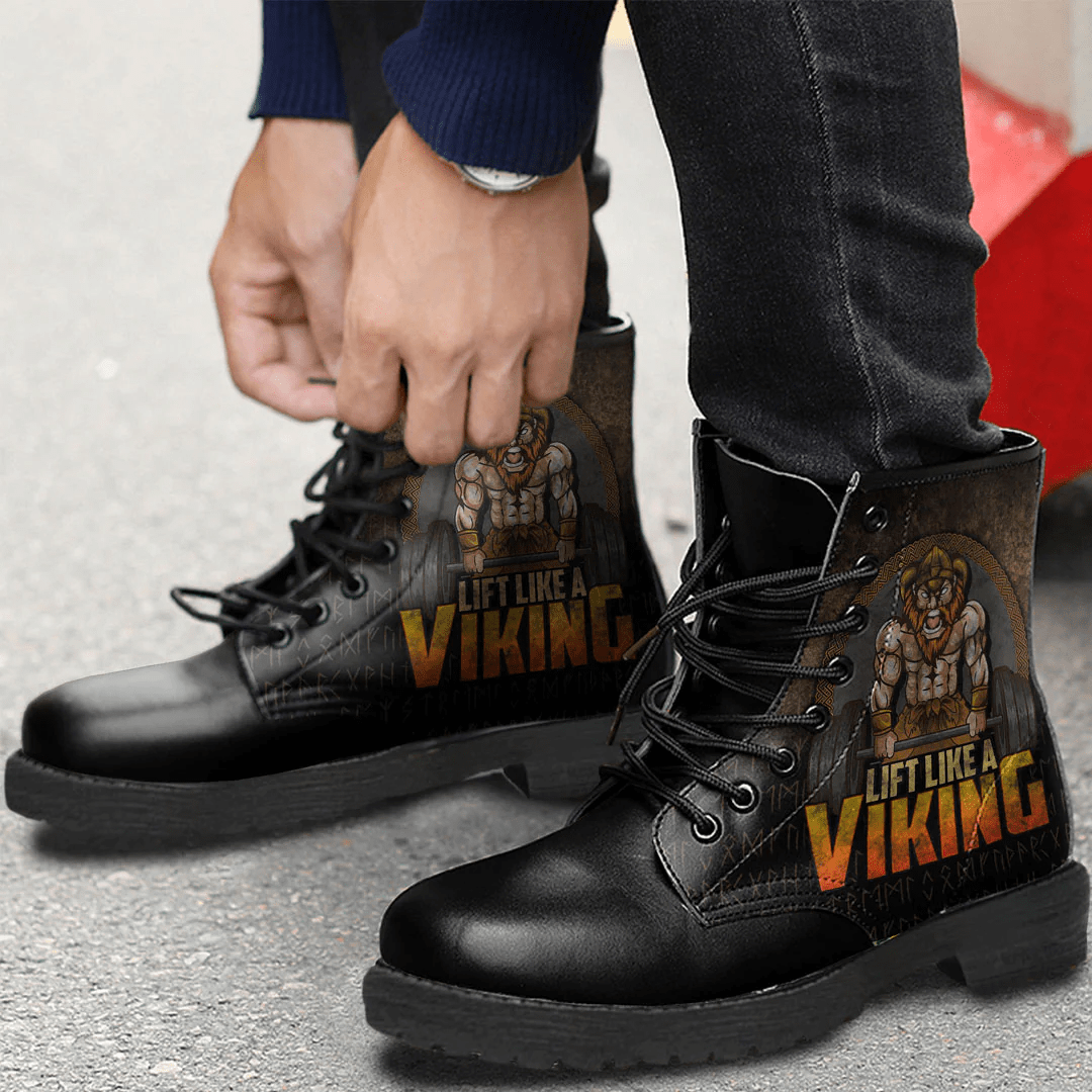 Boots Lift Like A Viking Leather Boots