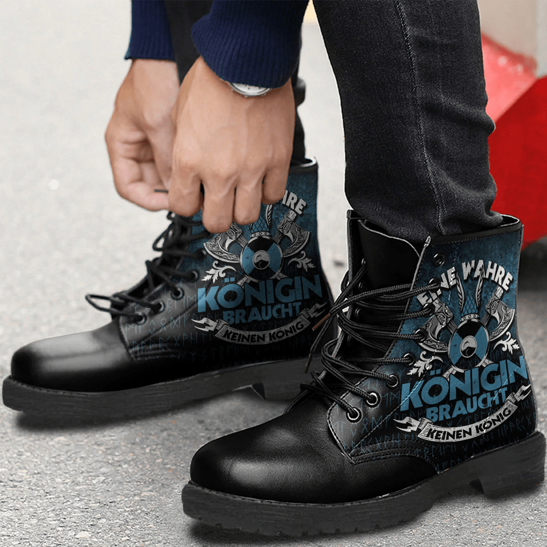 Boots Shieldmaiden Viking Queen Leather Boots