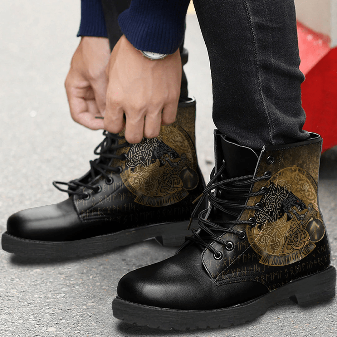 Boots The Binding Of Fenrir Leather Boots