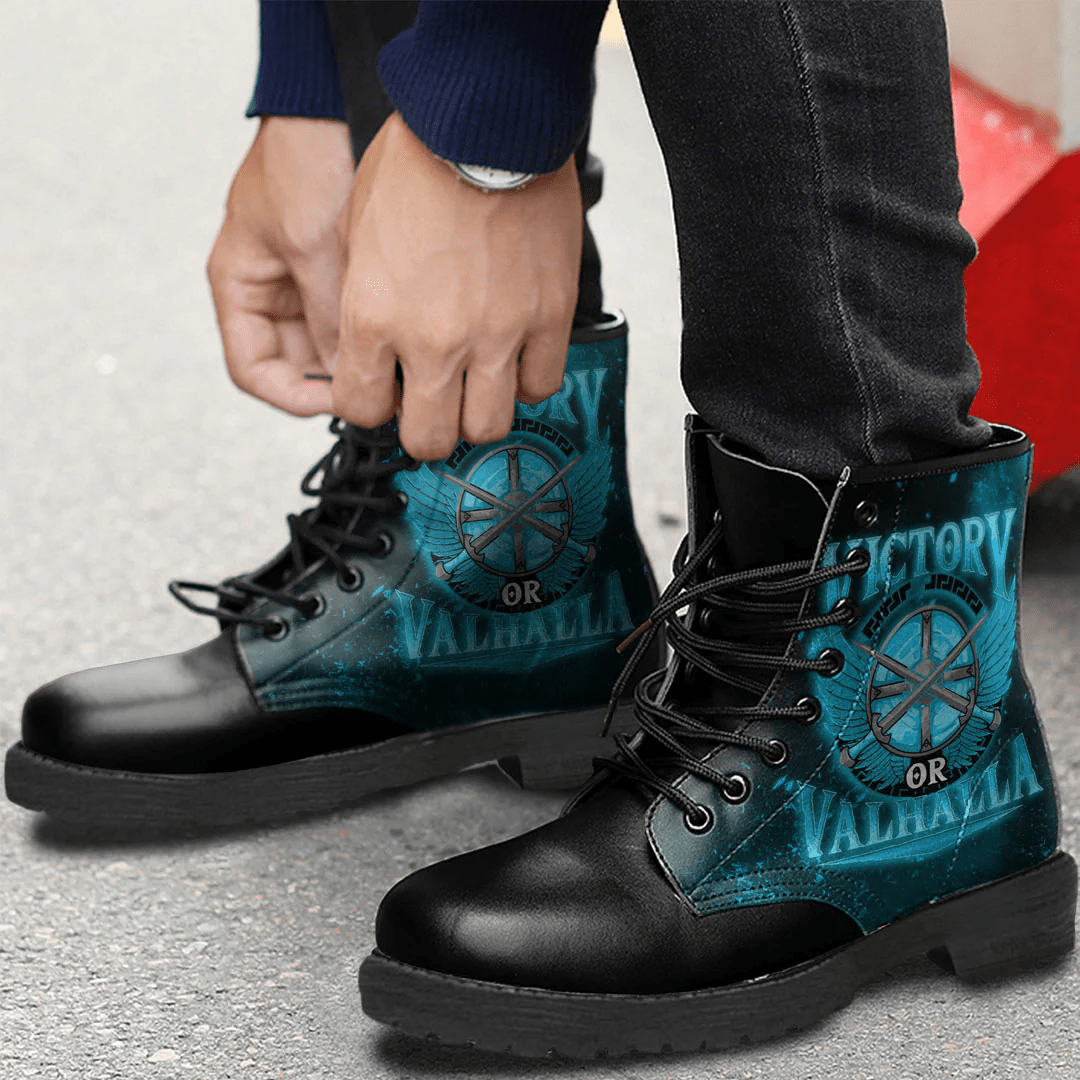 Boots Vikings Victory Or Valhalla Special Version Leather Boots