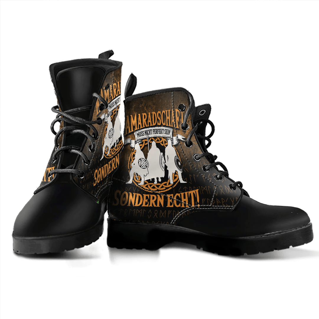 Boots Viking Friendship' Perfect And Real Leather Boots