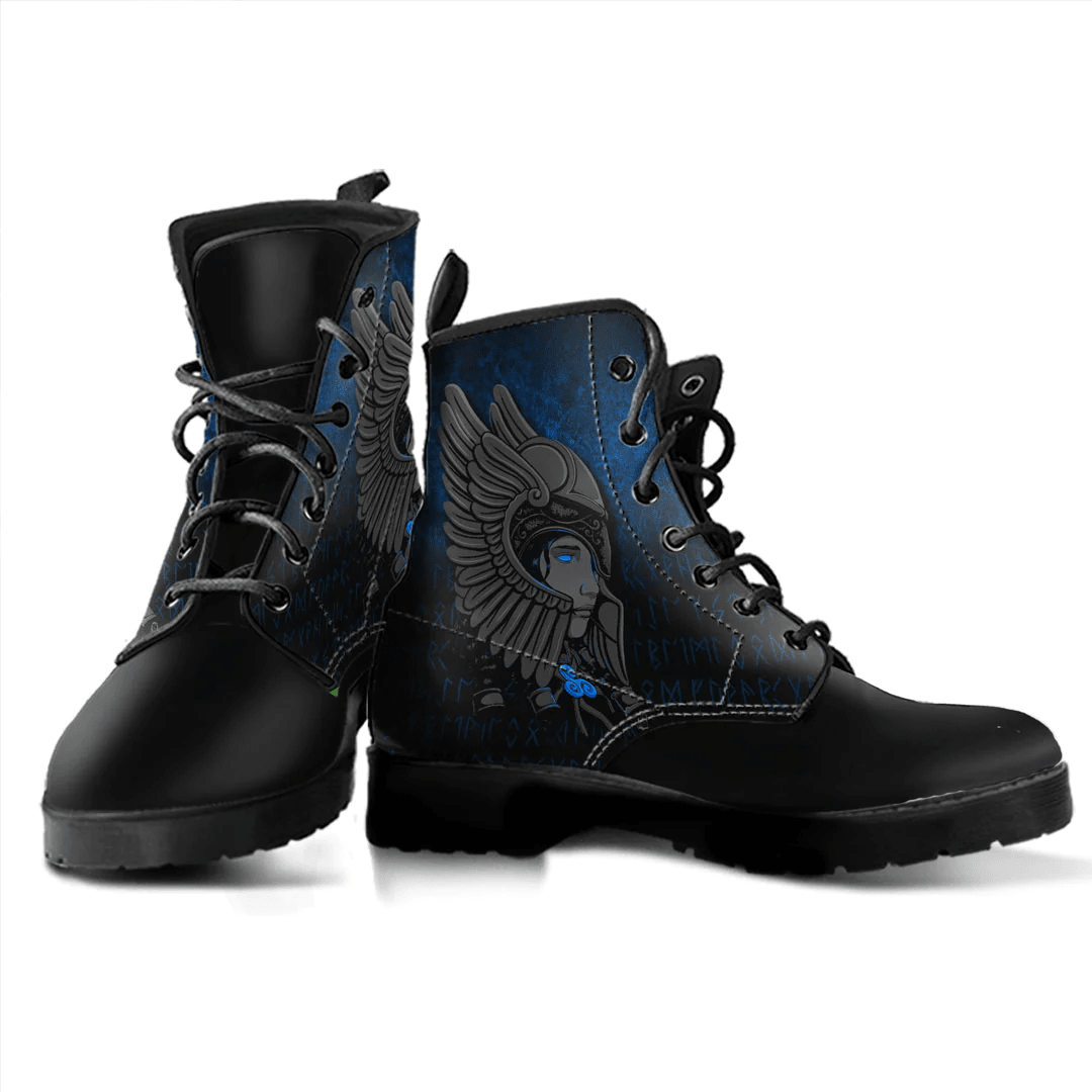 Boots Valkyrie Queen Sigrun Viking Warrior Leather Boots