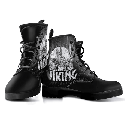 Boots Viking Odin Mythology Leather Boots
