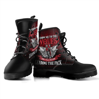 Boots Viking Vikings Nothern Mythology Leather Boots