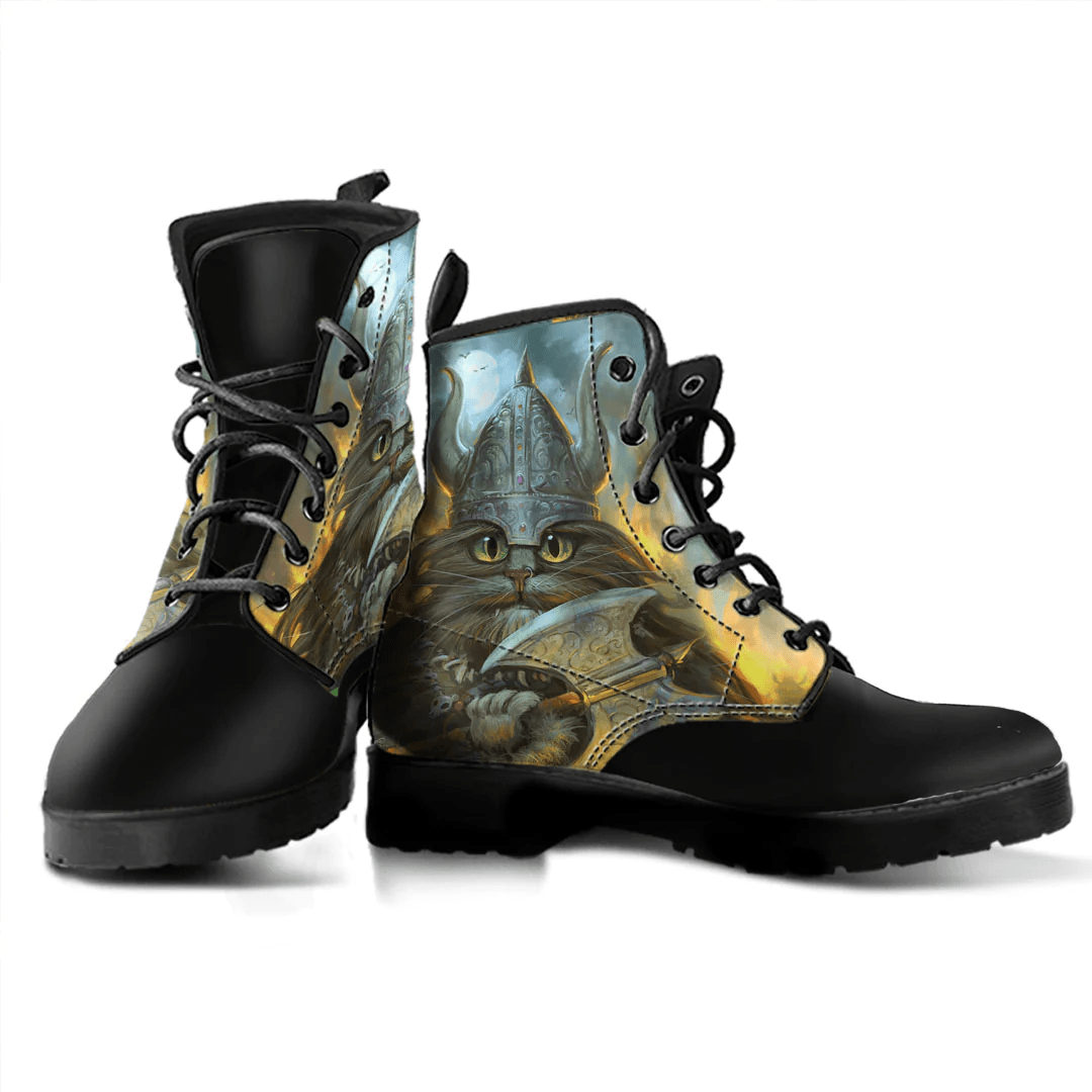 Boots Viking Cat Leather Boots