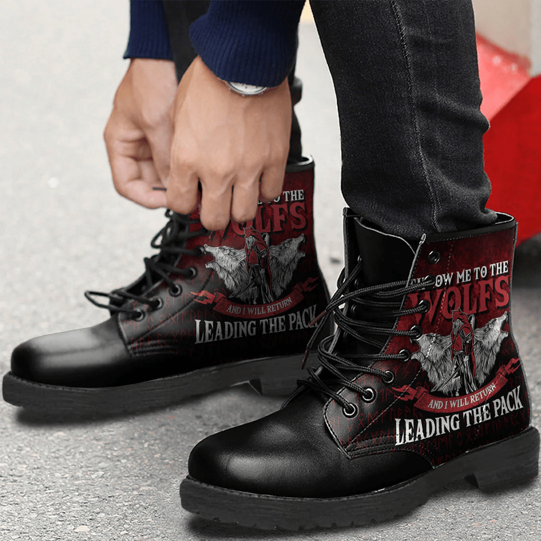 Boots Viking Vikings Nothern Mythology Leather Boots