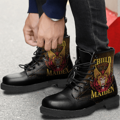 Boots Vikings Shieldmaiden Leather Boots