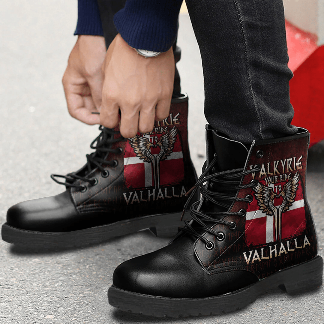 Boots Valkyrie Your Ride To Valhalla Denmark Leather Boots