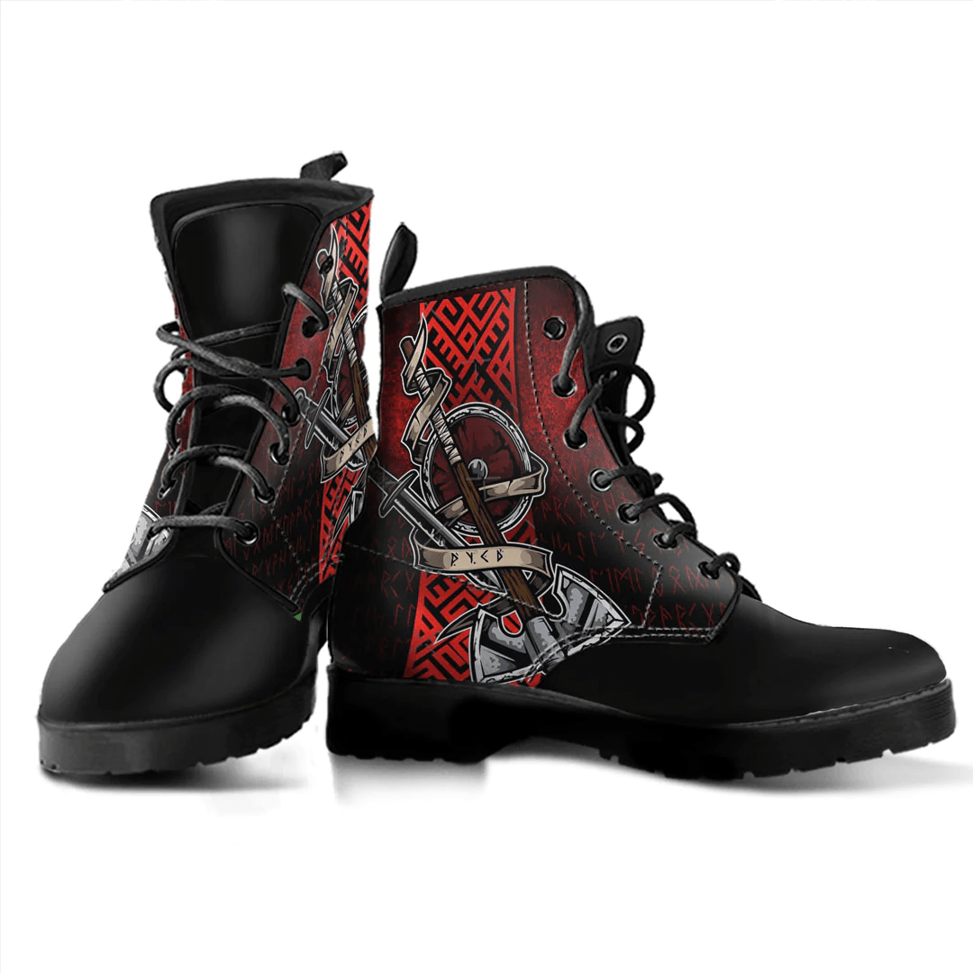 Boots Viking Weapons Norse Warrior Accessories Leather Boots