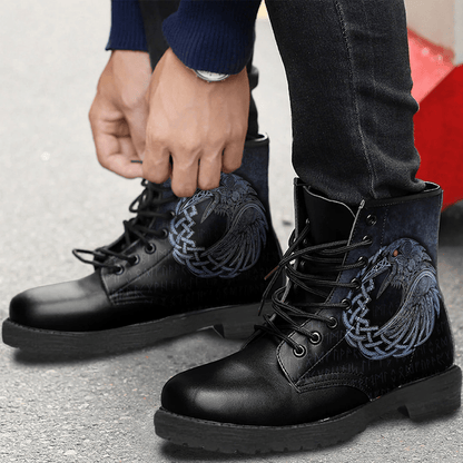 Boots Viking Raven Leather Boots