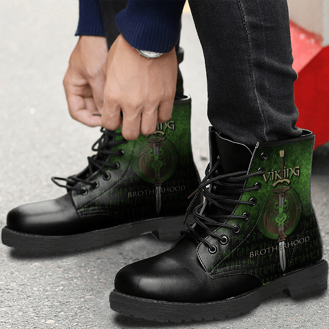 Boots Viking Brotherhood Leather Boots