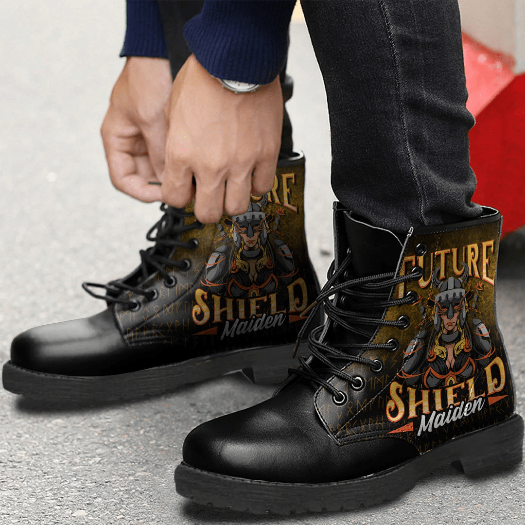 Boots Viking Future Shield Maiden Leather Boots
