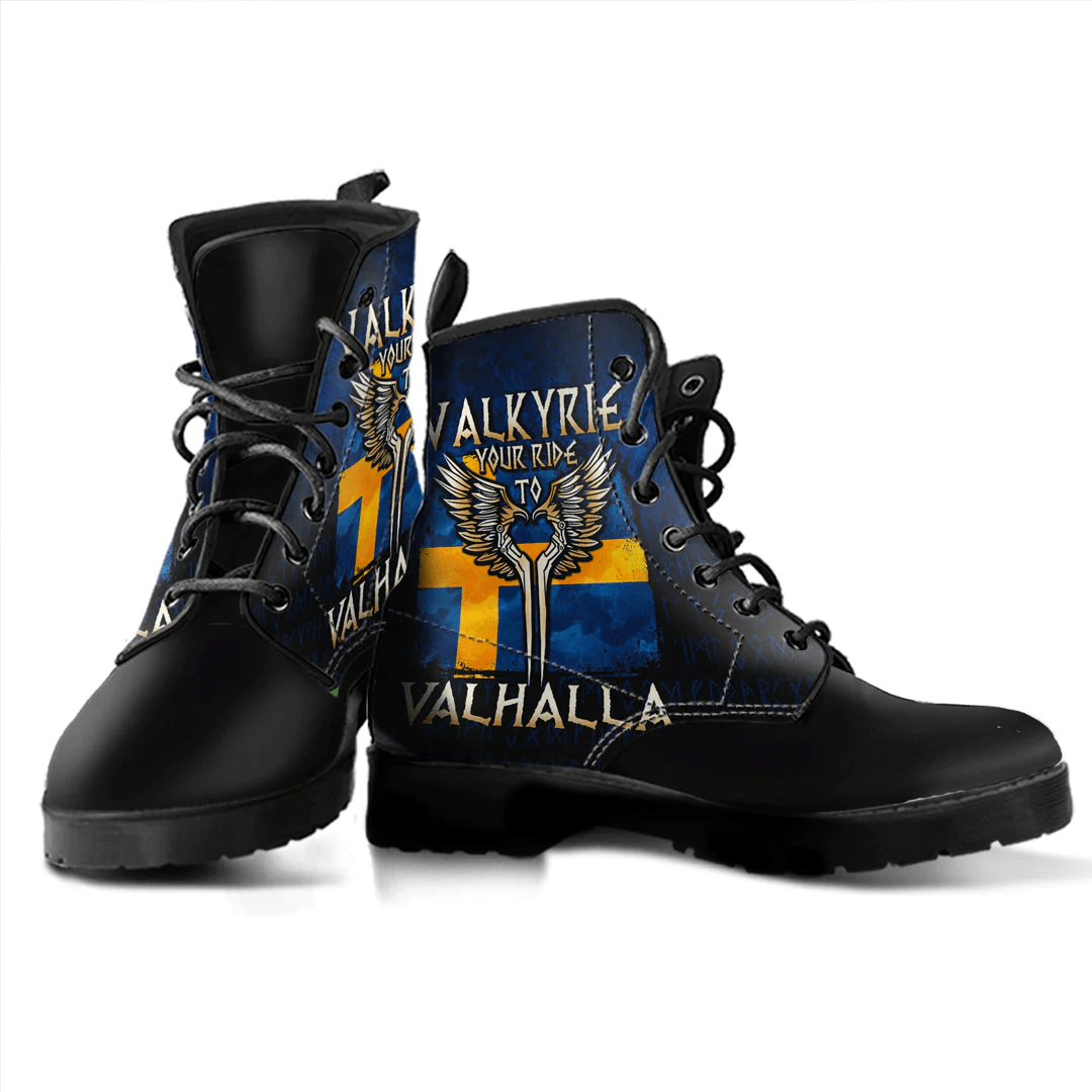 Boots Valkyrie Your Ride To Valhalla Sweden Leather Boots