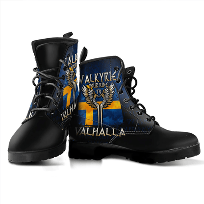 Boots Valkyrie Your Ride To Valhalla Sweden Leather Boots