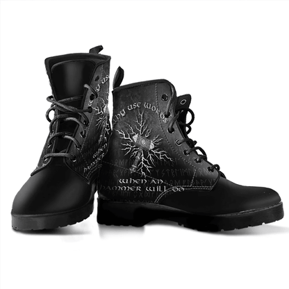 Boots Why Use Words When An Hammar Will Do Leather Boots