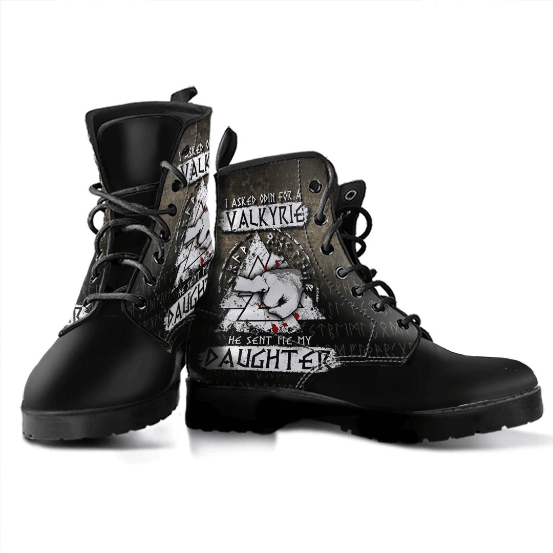 Boots Viking I Asked Odin For A Valkyrie Leather Boots