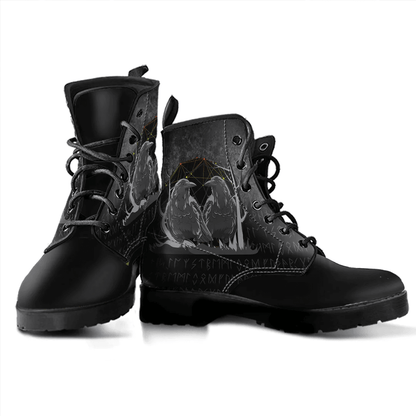 Boots Viking Huginn And Muninn Leather Boots