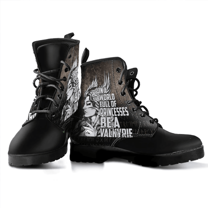 Boots Viking In A World Full Of Princesses Be A Valkyrie Leather Boots