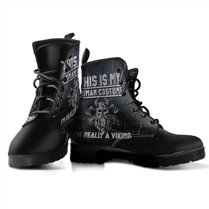 Boots Vikings Victory Or Valhalla Leather Boots
